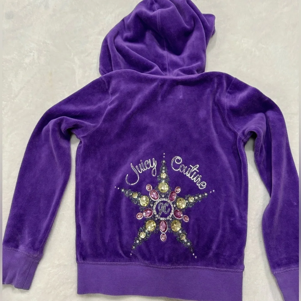 Vintage Juicy Couture Girls Velvet Sweater